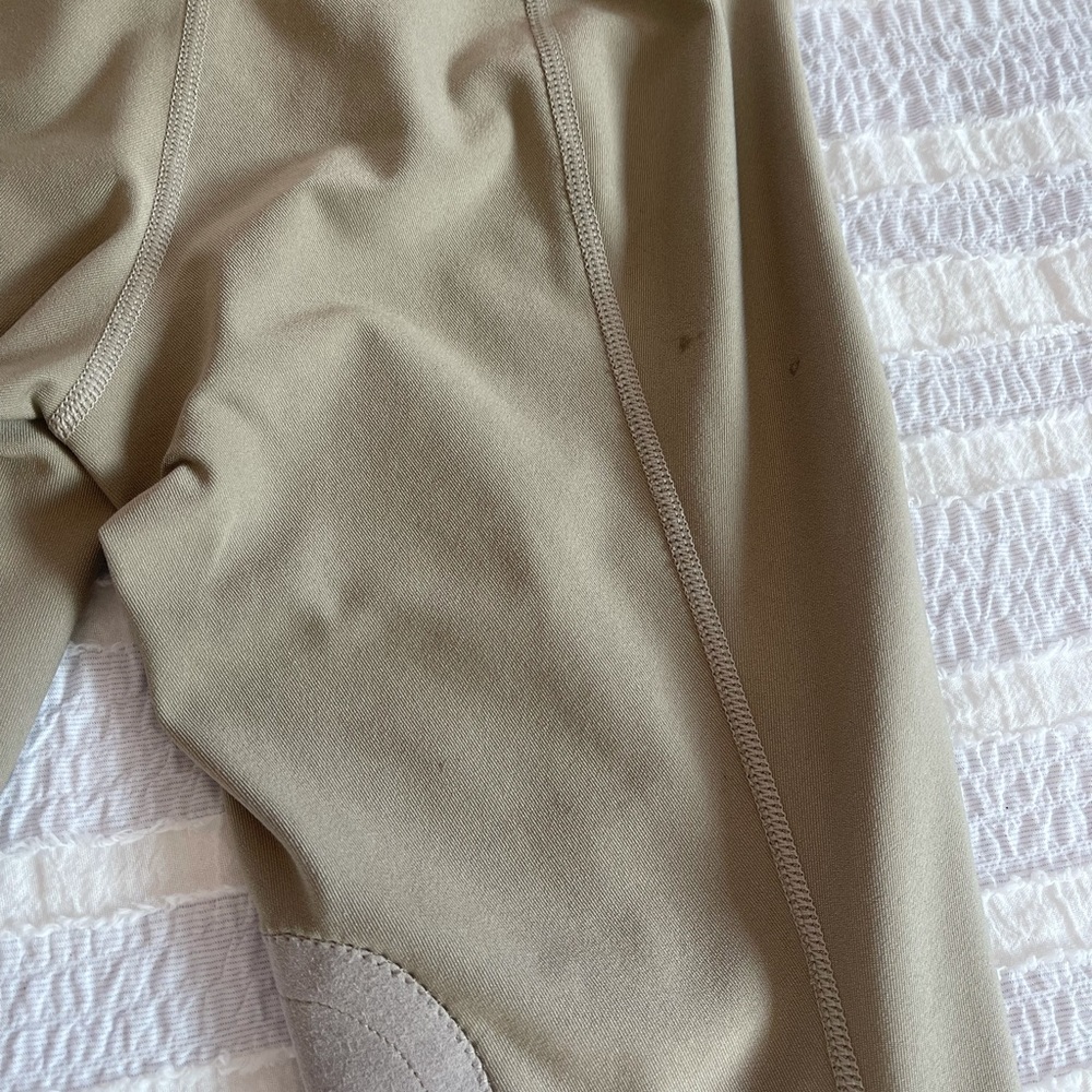 2 pairs of Irideon riding tights (khaki and black) 1 pair black devonaire tights - Picture 7 of 10